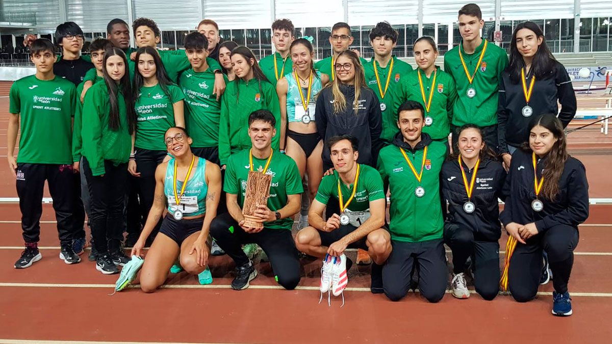 Plantilla sub-20 y sub-16 del Universidad de León Sprint Atletismo: UNIVERSIDAD DE LEÓN SPRINT ATLETISMO