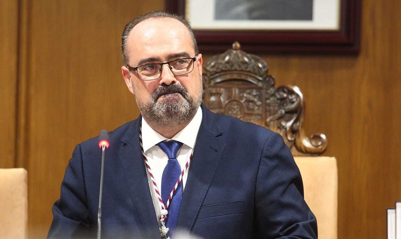 Marco Morala tras ser investido como nuevo alcalde de Ponferrada. | CÉSAR SÁNCHEZ (ICAL)