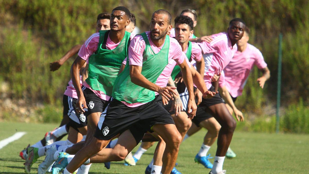 Imagen de un entrenamiento de la Ponferradina | LNC