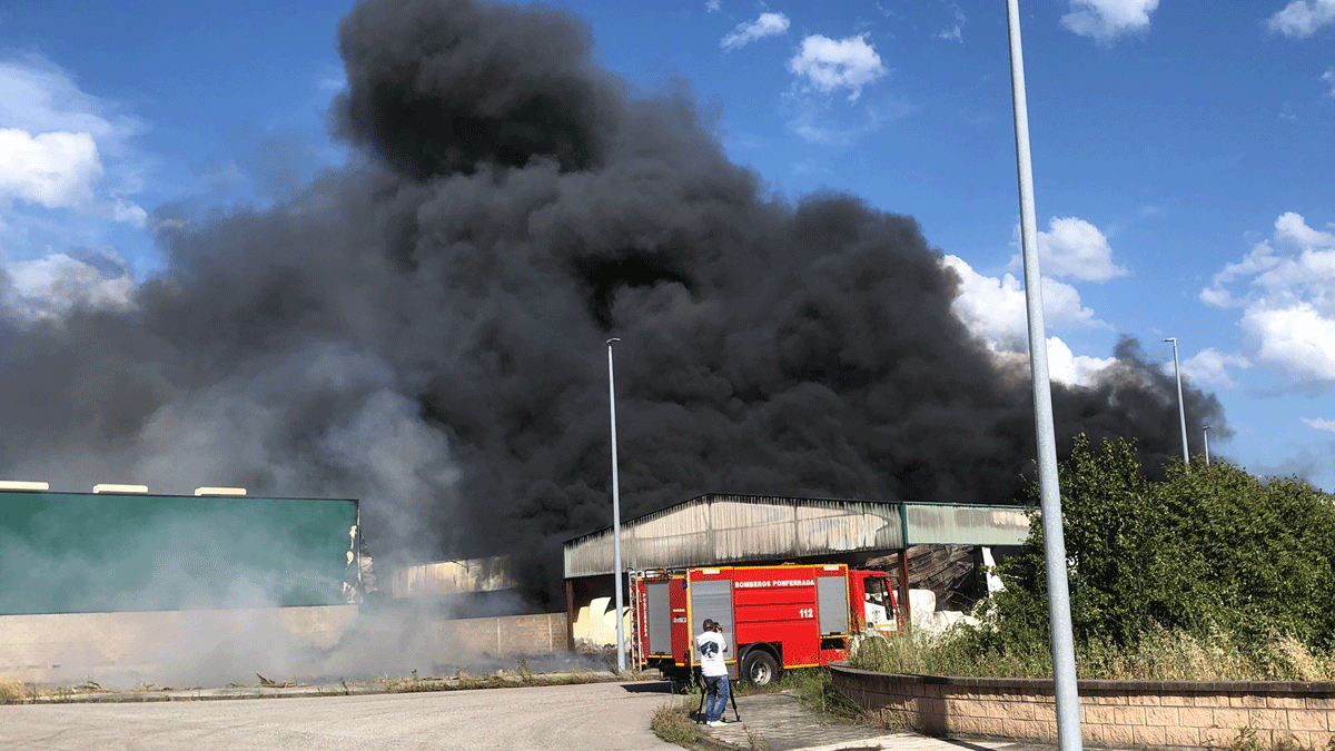 Incendio en la nave. | L.N.C.