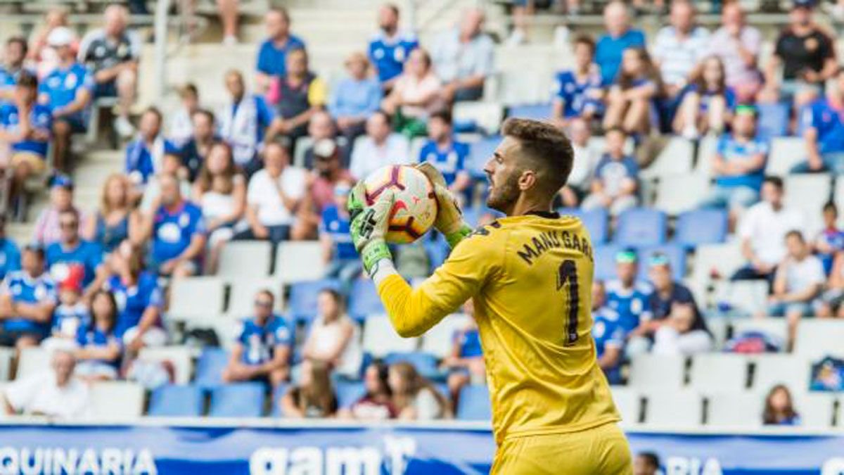 Manu García disputando un partido con la Ponferradina | LNC