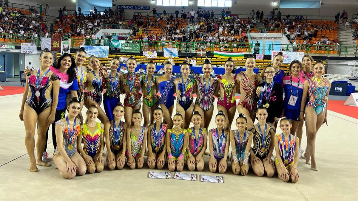 Plantilla del Club Ritmo en el Campeonato de España | CLUB RITMO