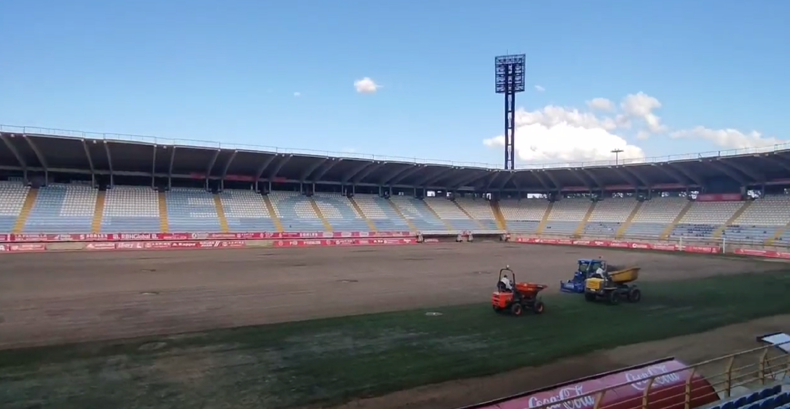 Estado en el que se encuentra el césped del Reino de León. | CYD