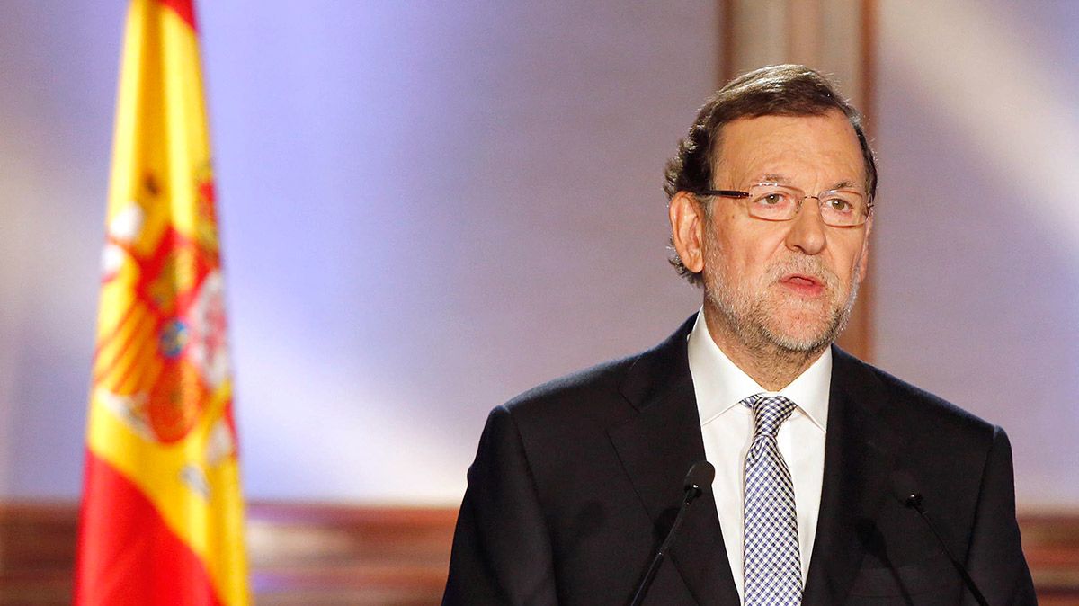 Declaración institucional de Mariano Rajoy en Salamanca. | ICAL