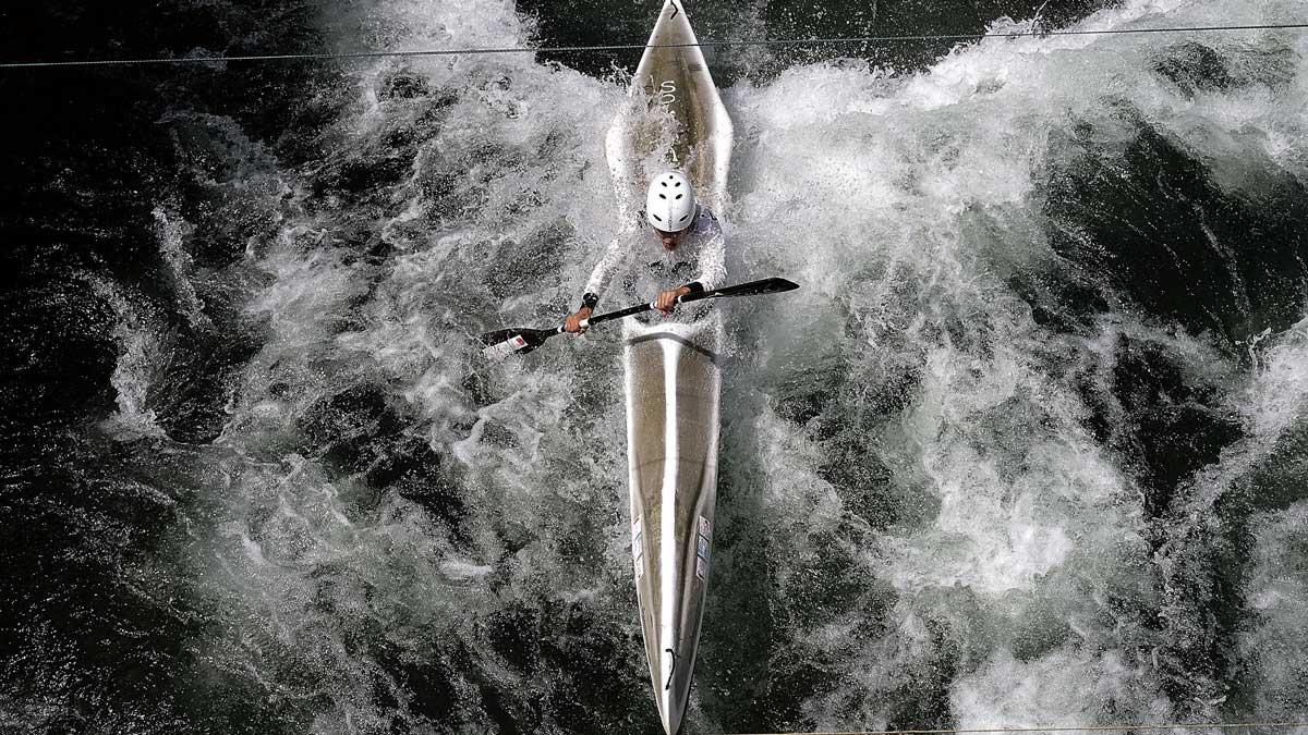 Campeonato nacional de aguas bravas en Sabero. | REPORTAJE GRÁFICO DE MAURICIO PEÑA