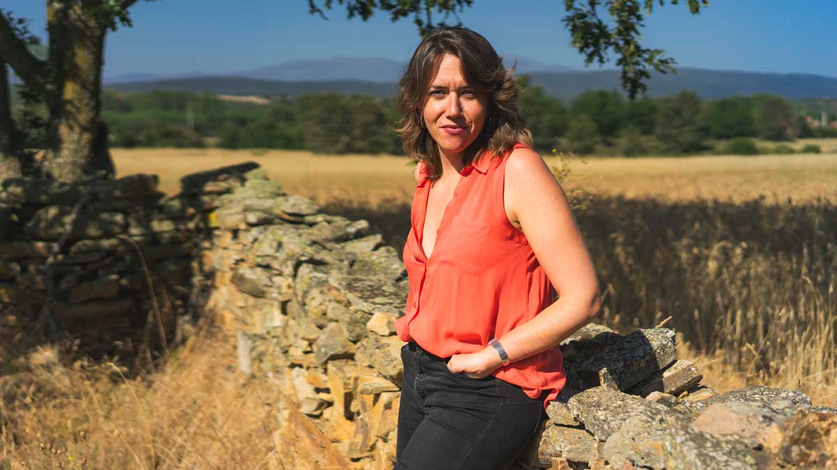 La candidata de Sumar por León al Congreso de los Diputados, Violeta Serrano. | L.N.C.