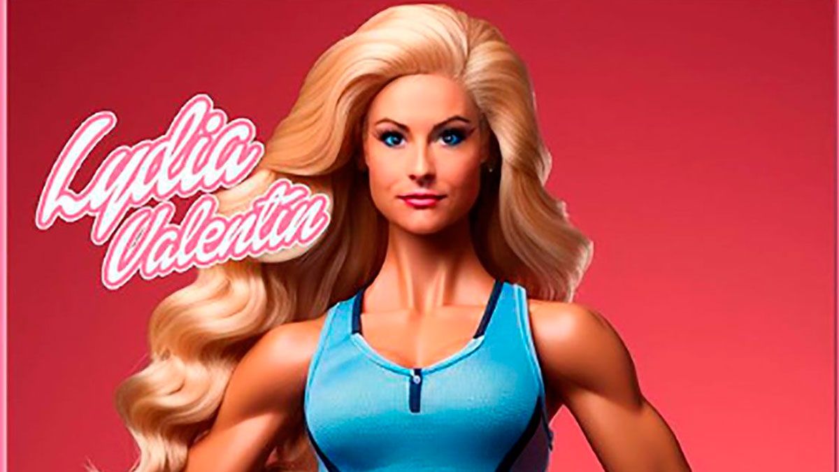 Imagen de la Barbie reivindicativa ofrecida por kombucha Komvida.