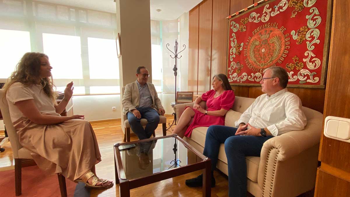 Esther Muñoz durante la reunión de este jueves | L.N.C.