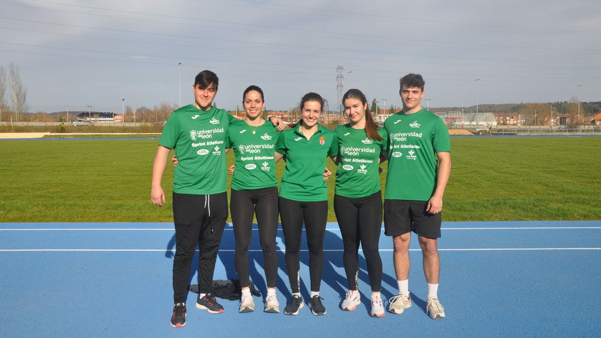 Imagen de 4 de los 10 participantes del Sprint León | SPRINT LEÓN