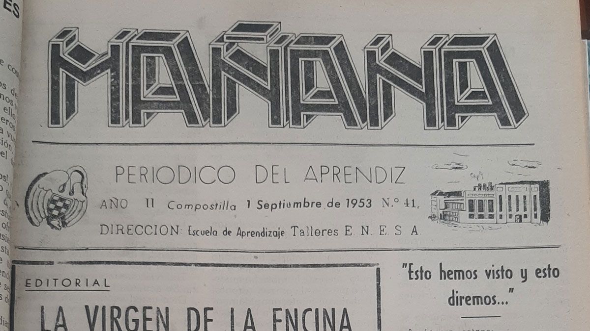 Portada del periódico Mañana.