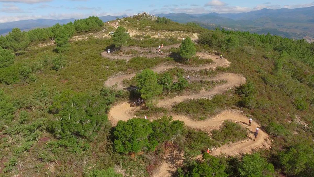 Imagen del trazado que lleva al Mirador.