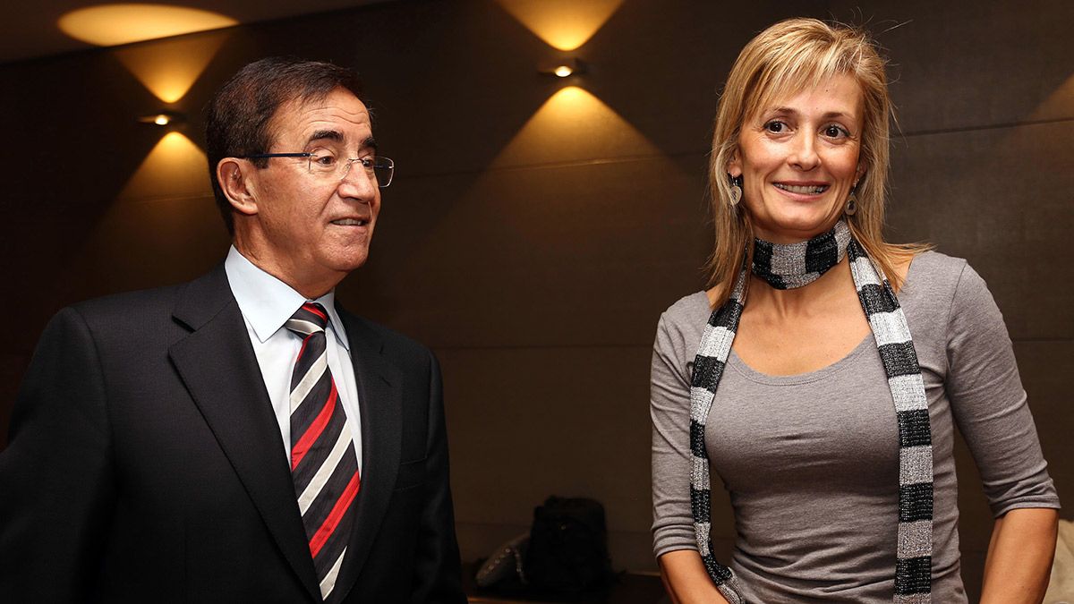 Alfredo Escaja y Silvia Sáez, este miércoles en Valladolid. | ICAL