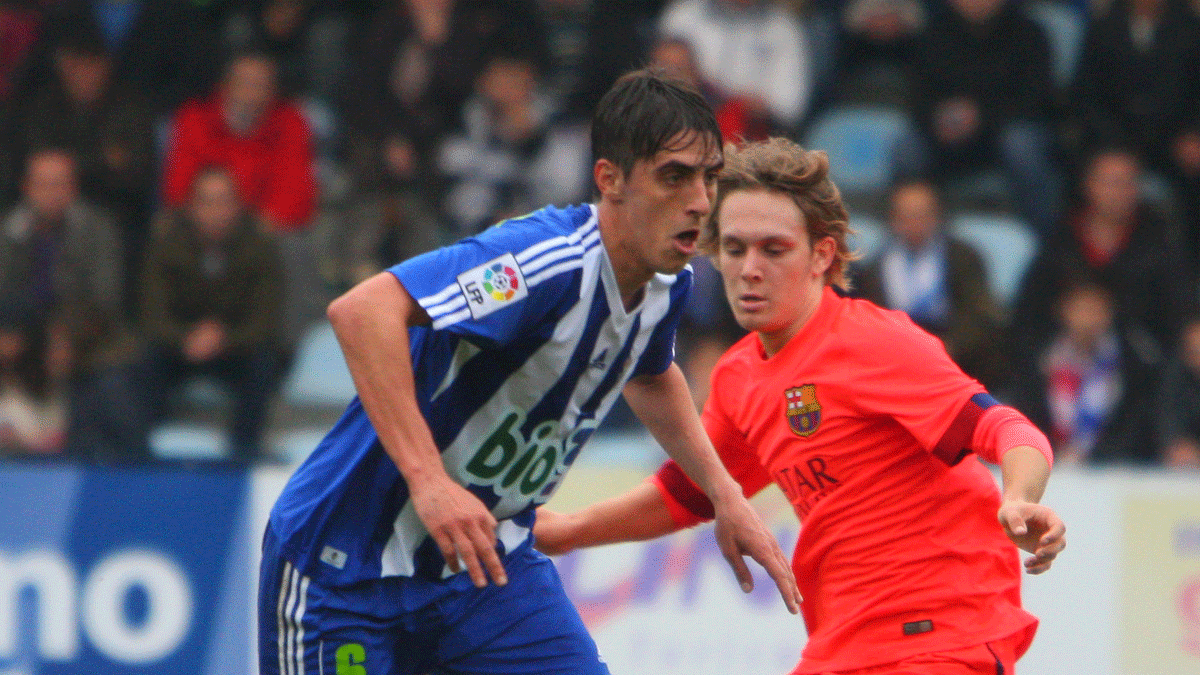 Paglialunga, en un partido disputado en El Toralín | CÉSAR SÁNCHEZ