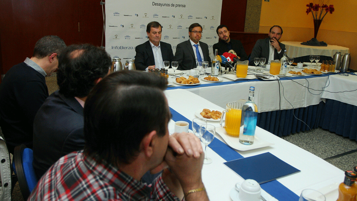 Emilio Orejas participa en el desayuno informativo organizado por Infobierzo. | César Sánchez (Ical)