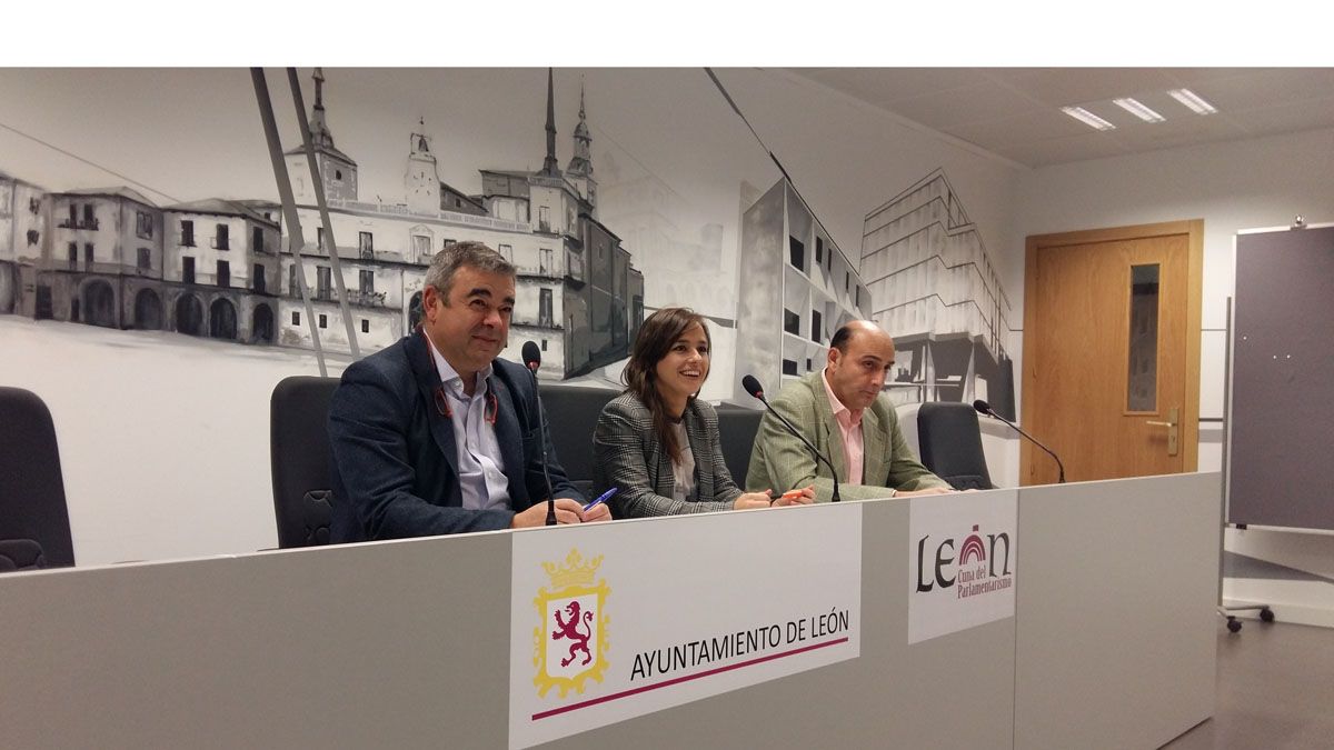 Justo Fernández, Gemma Villarroel y Luis Carlos fernández Tejerina. | L.N.C.