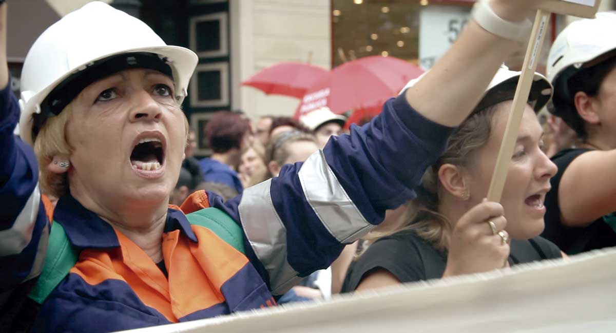 La mujer siempre ha jugado un papel determinante en el movimiento minero. | MARCOS M. MERINO