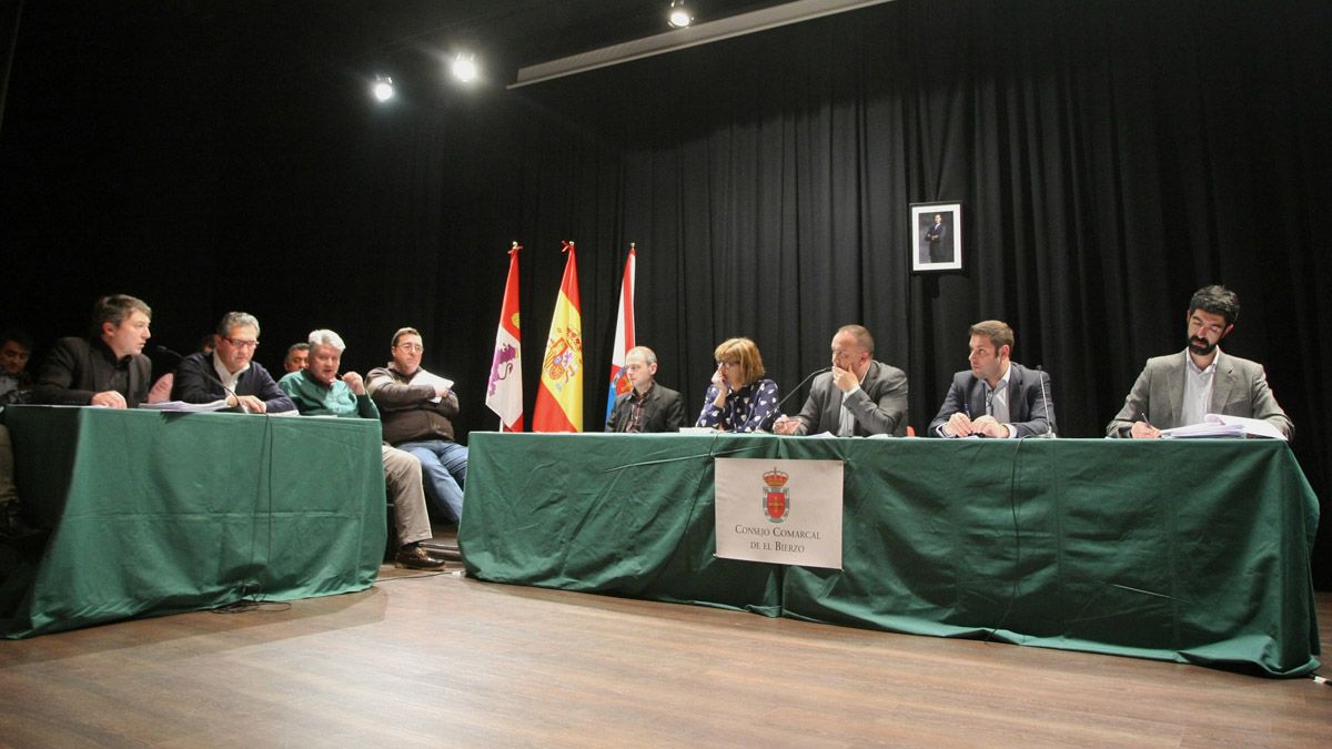 Reunión del Consejo Comarcal del Bierzo, este miércoles en el Centro Cultural Río Selmo. | C. Sánchez (Ical)