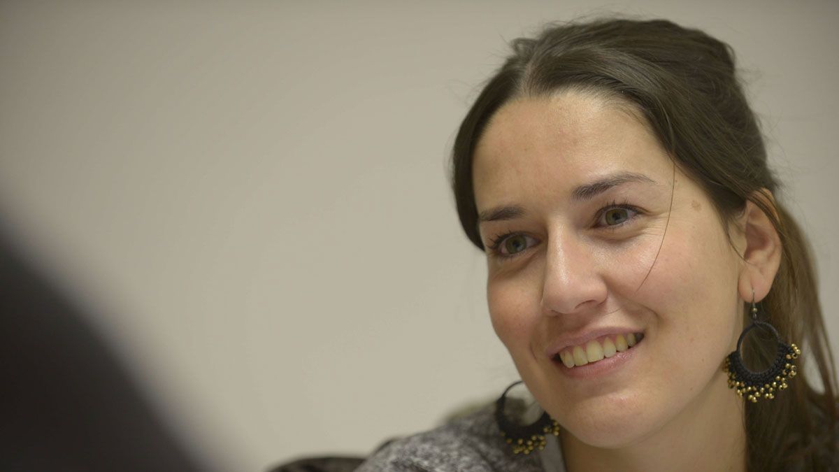 La diputada de Podemos electa por León, Ana Marcello. | MAURICIO PEÑA