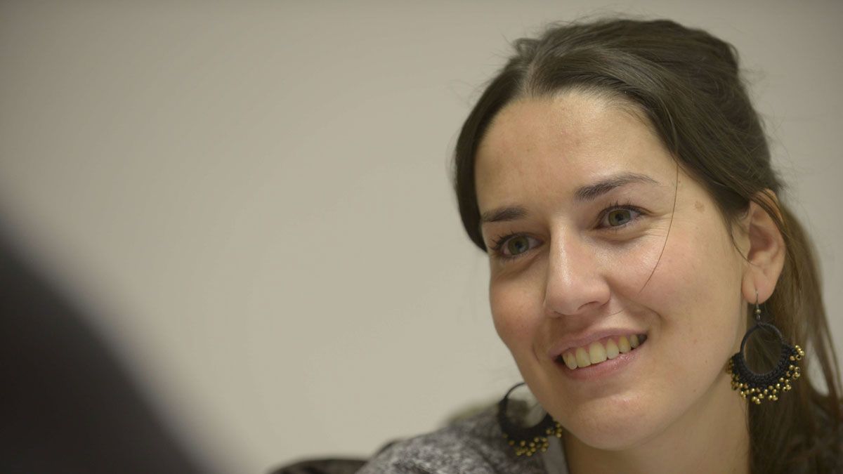 La diputada de Podemos electa por León, Ana Marcello. | MAURICIO PEÑA La diputada de Podemos electa por León, Ana Marcello. | MAURICIO PEÑA