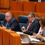 Un momento del Pleno de las Cortes celebrado este martes. | ICAL