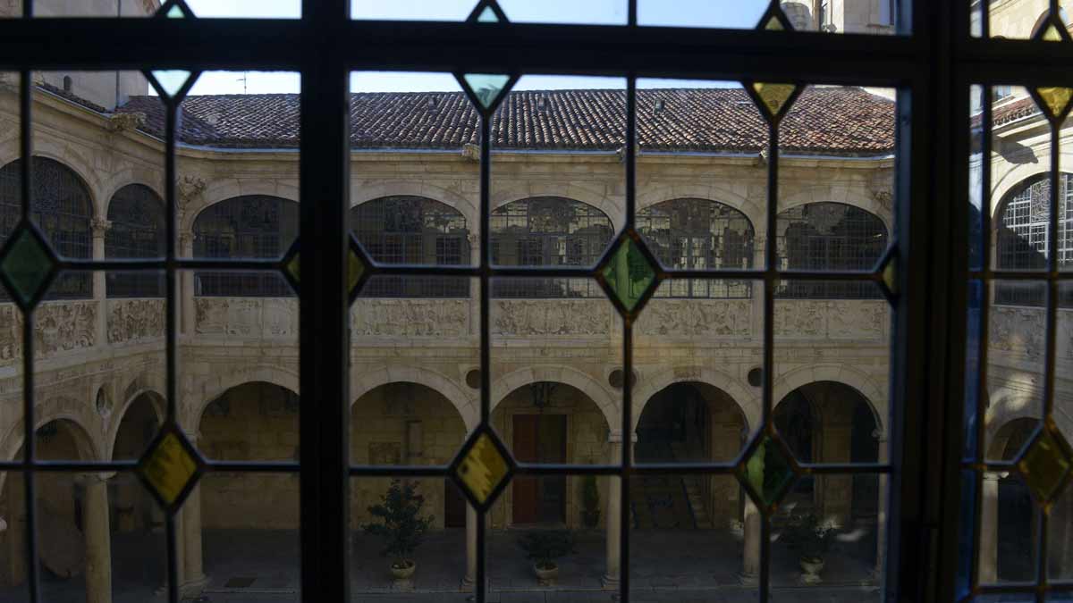 El Palacio de los Guzmanes, sede de la Diputación de León. | MAURICIO PEÑA