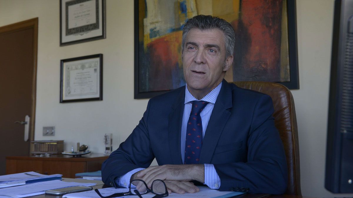 El presidente de la Federación Leonesa de Empresarios (Fele), Javier Cepedano. |