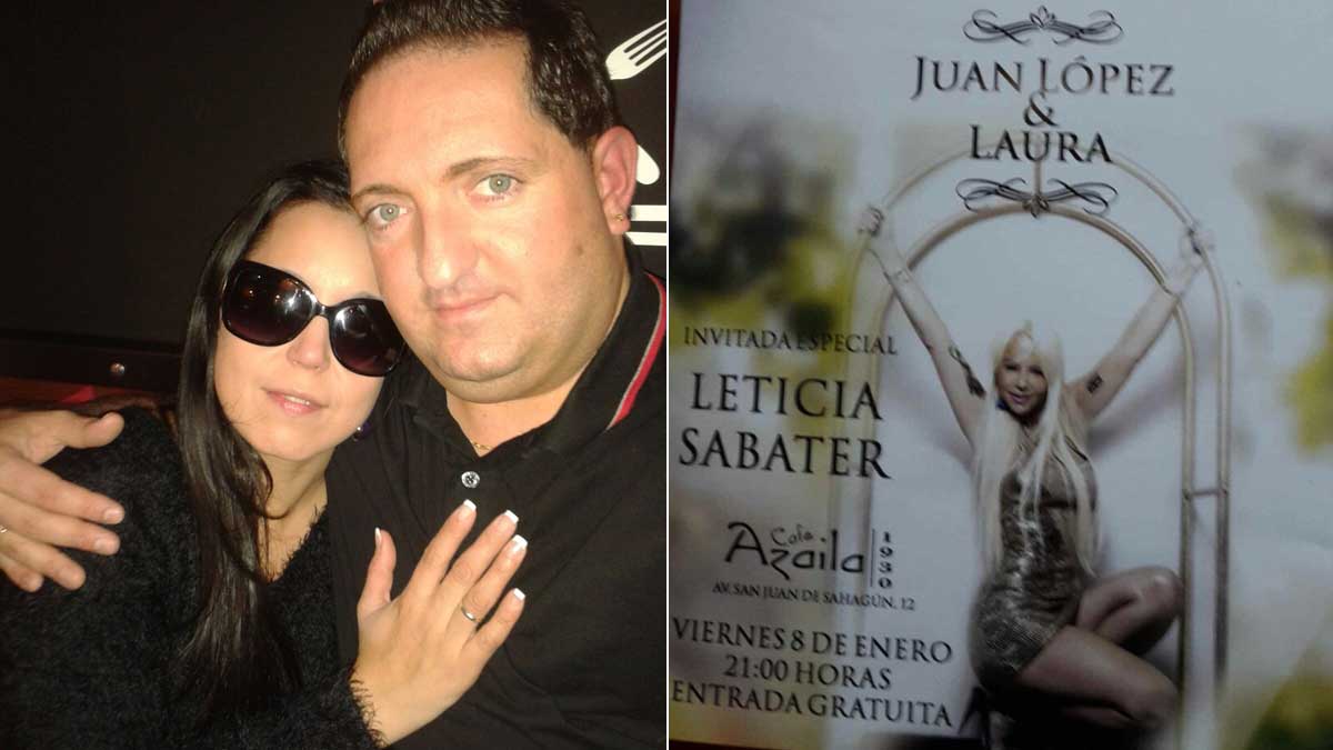 El conocido empresario y representantes de artistas, Juan López, junto a su pareja, Laura Pérez. | L.N.C.
