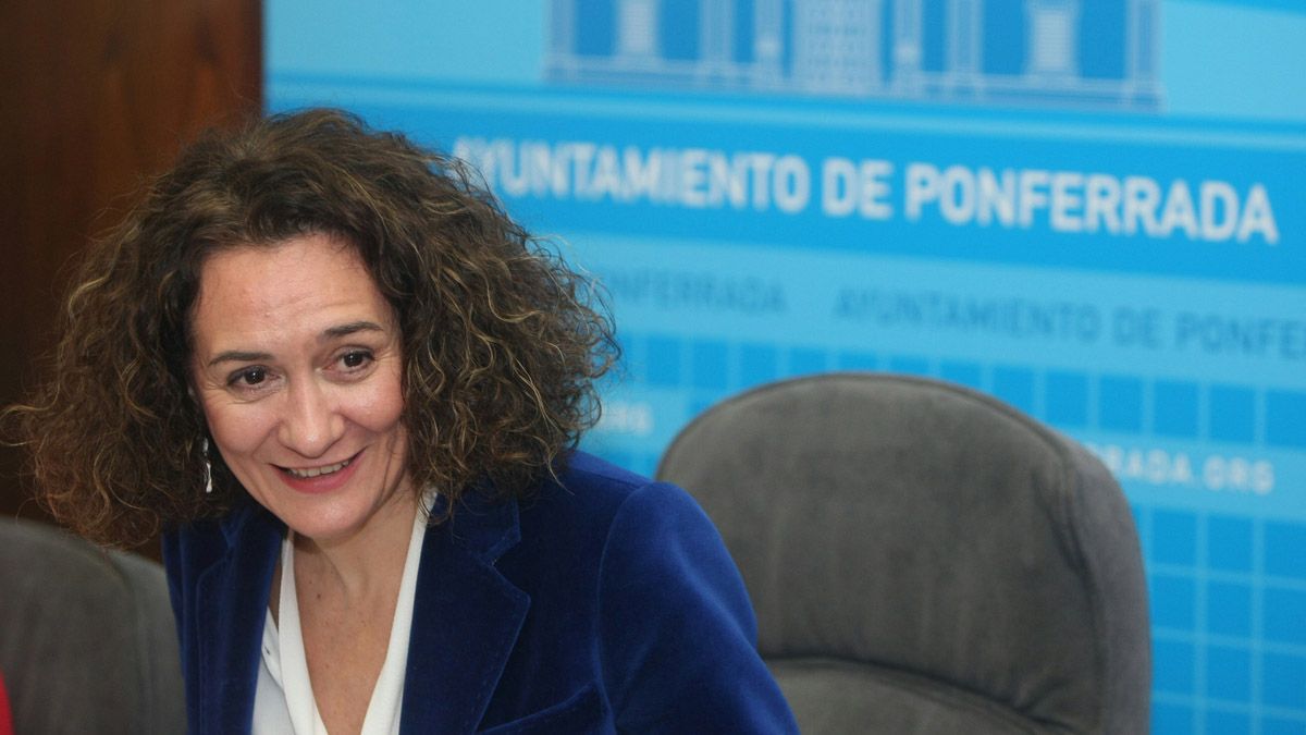 La alcaldesa de Ponferrada, Gloria Fernández Merayo, del Partido Popular. | C. SÁNCHEZ (ICAL)