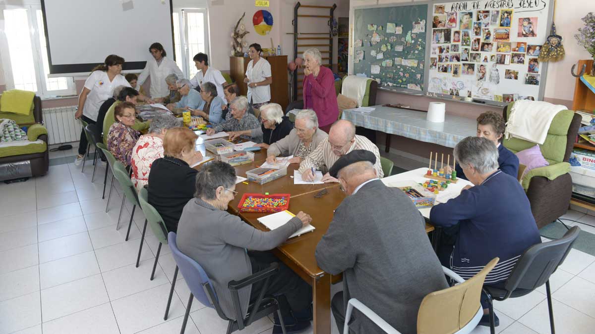 El centro de alzheimer de la Aldea del Puente en la provincia leonesa. | MAURICIO PEÑA El centro de alzheimer de la Aldea del Puente en la provincia leonesa. | MAURICIO PEÑA