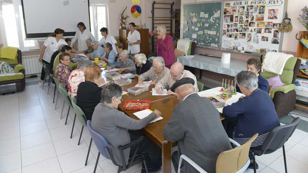 El centro de alzheimer de la Aldea del Puente en la provincia leonesa. | MAURICIO PEÑA