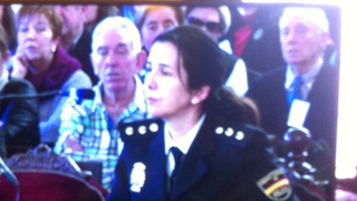 La directora de la investigación, la inspectora jefe de Policía Nacional, Elena Sánchez.