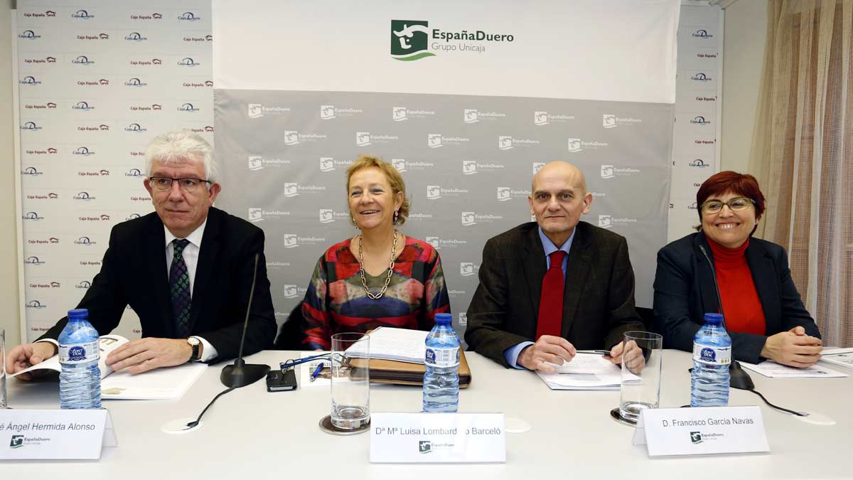 Hermida (i), Lombardero, García Navas y Becerra, este jueves en Botines. | ICAL