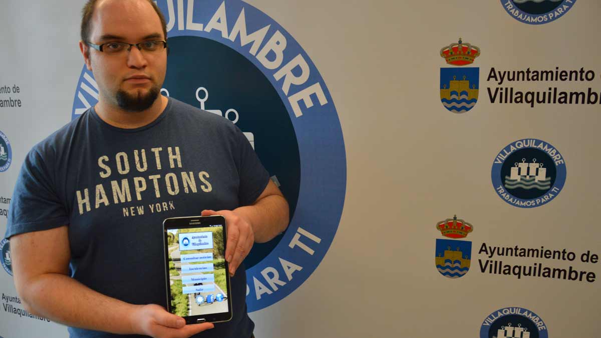 David Álvarez, creador de la aplicación de Villaquilambre.