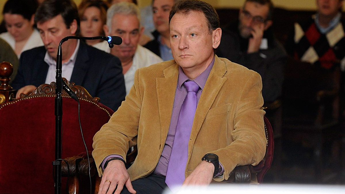 Declaración del inspector de policía de Burgos. | POOL EFE / J. CASARES