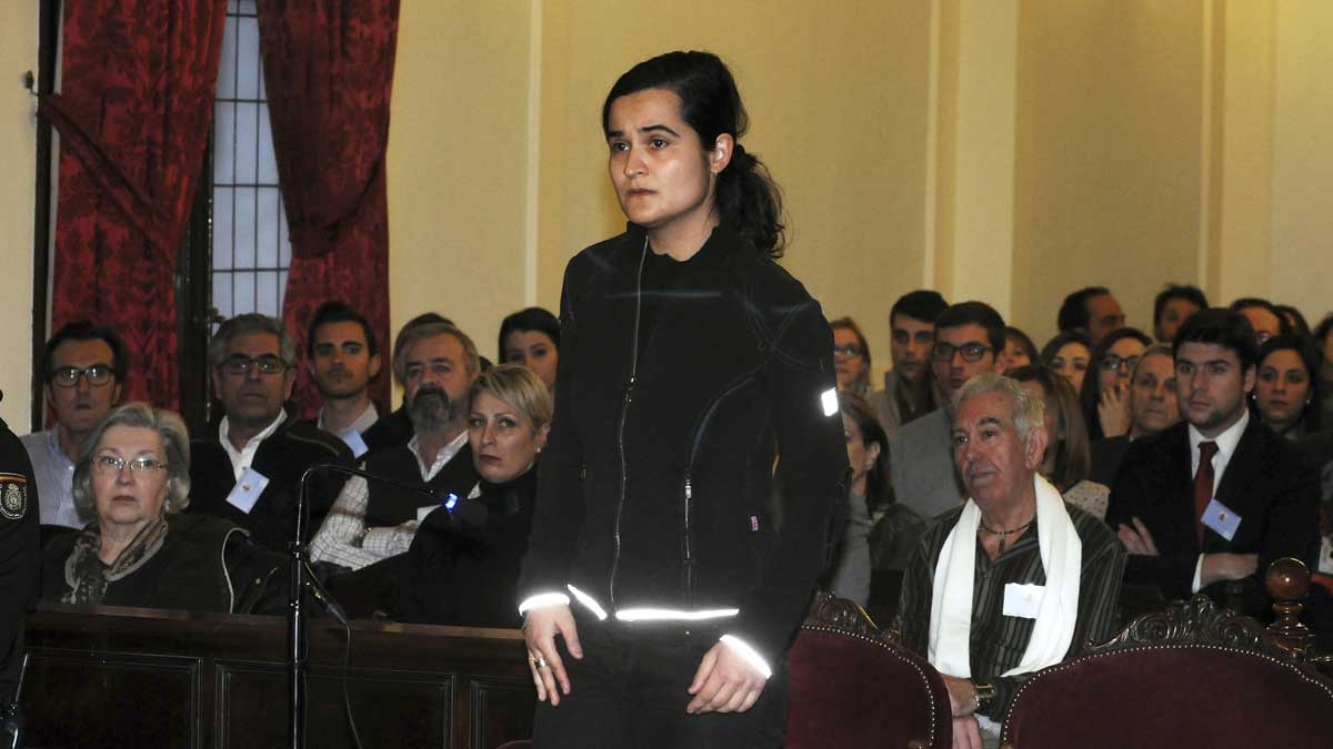 La acusada Triana Martínez, que aseguró durante su interrogatorio que la plaza de la Diputación había sido creada para ella. | POOL EFE / J. CASARES (EFE)