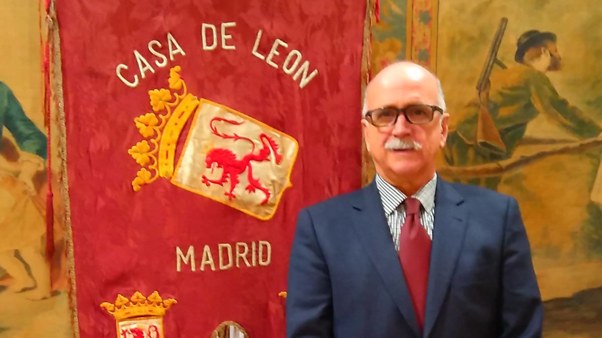 Alfredo Canal Recio, presidente de la Casa de León en Madrid. Alfredo Canal Recio, presidente de la Casa de León en Madrid.
