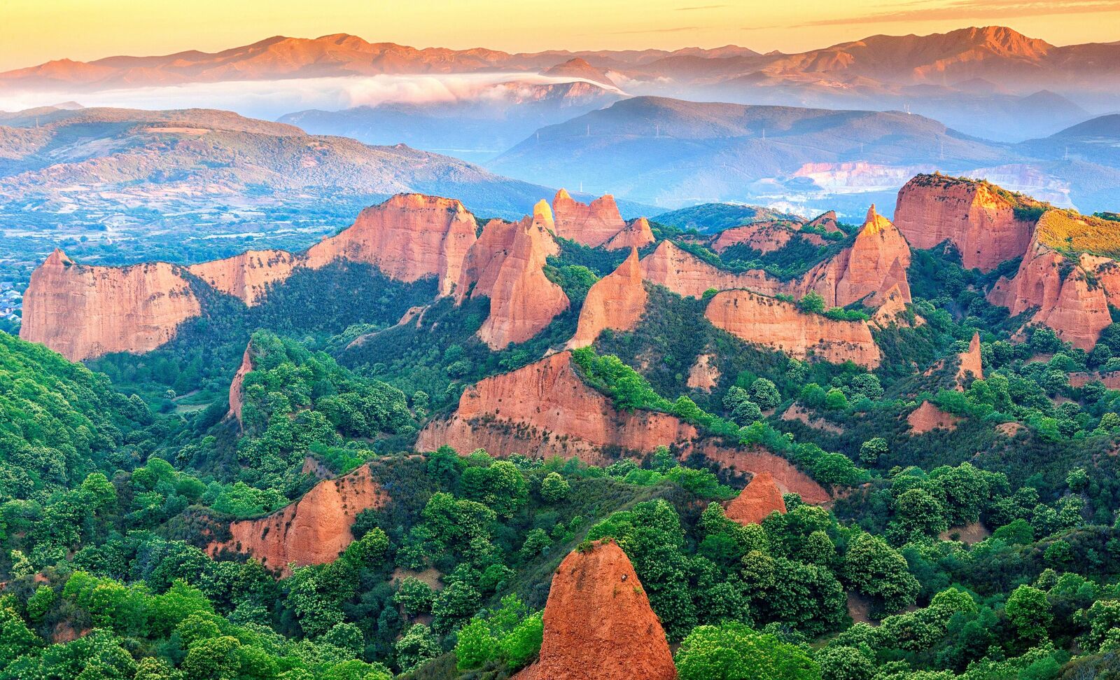 Las Médulas, un paisaje mágico. | L.N.C.