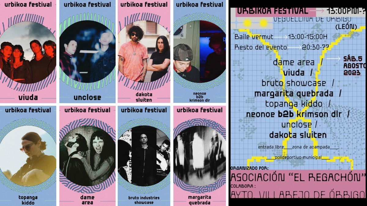 Artistas confirmados en el Urbikoa Festival. |L.N.C.