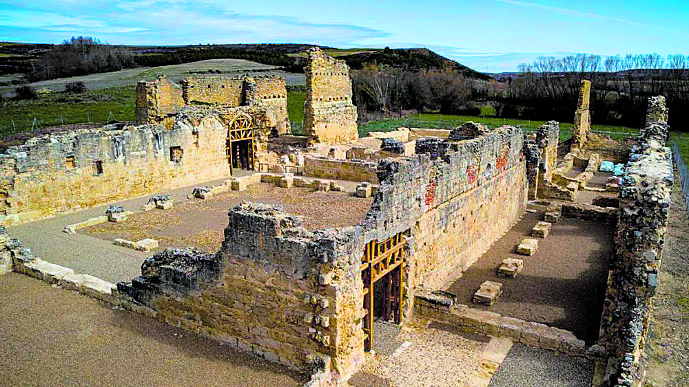 Los restos del monasterio de San Pedro de Eslonza, en la localidad de Santa Olaja, se llenarán de música. | L.N.C.