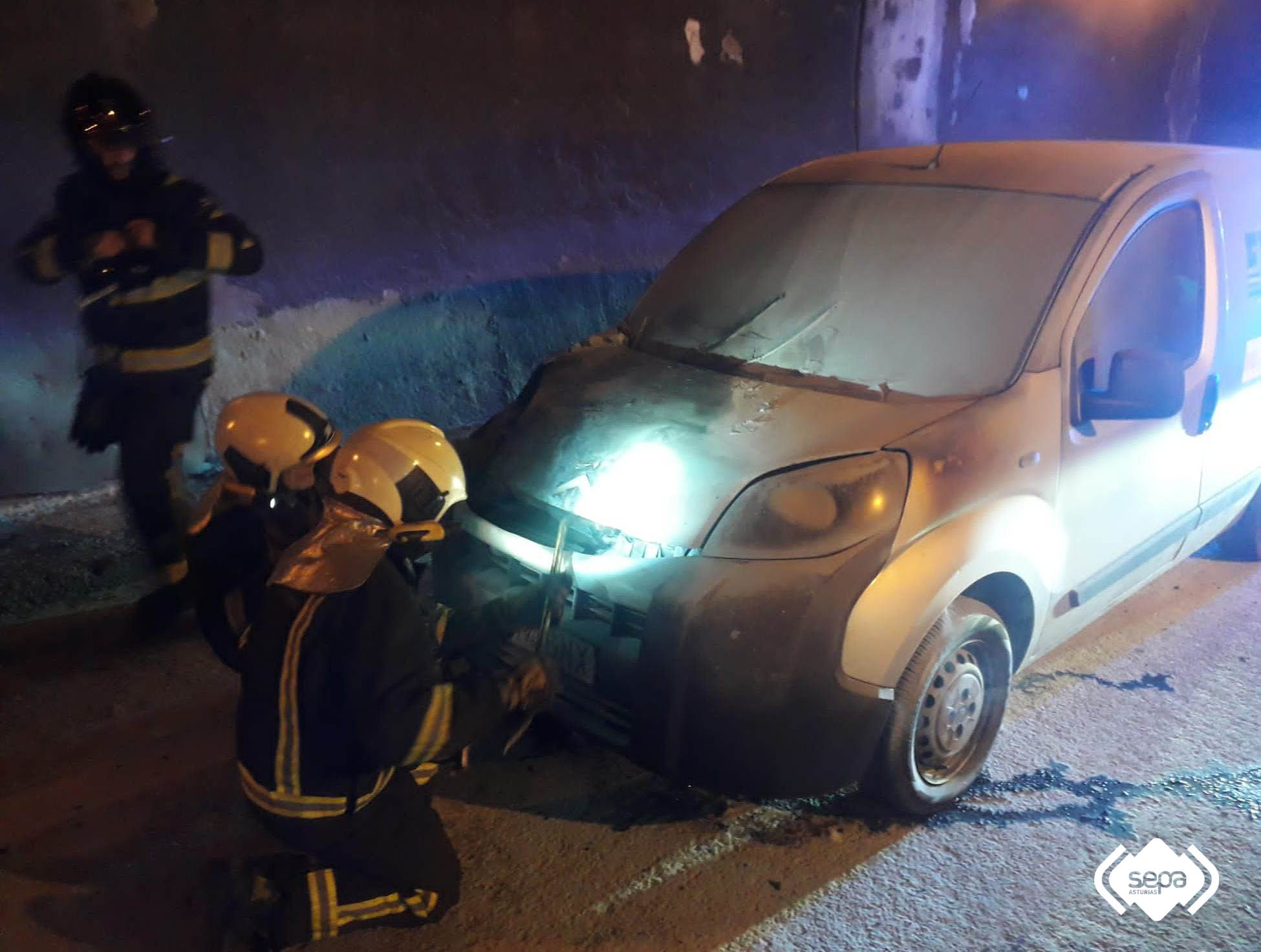 El suceso ocurrió antes de las 8:00 horas de este miércoles en el interior del túnel del Negrón. | SEPA 