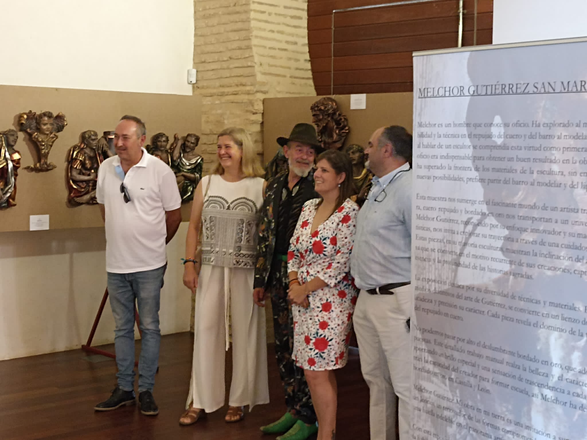 Presentación de la exposición cofrade del Gran Poder en el santuario de La Peregrina de Sahagún. | COFRADÍA GRAN PODER