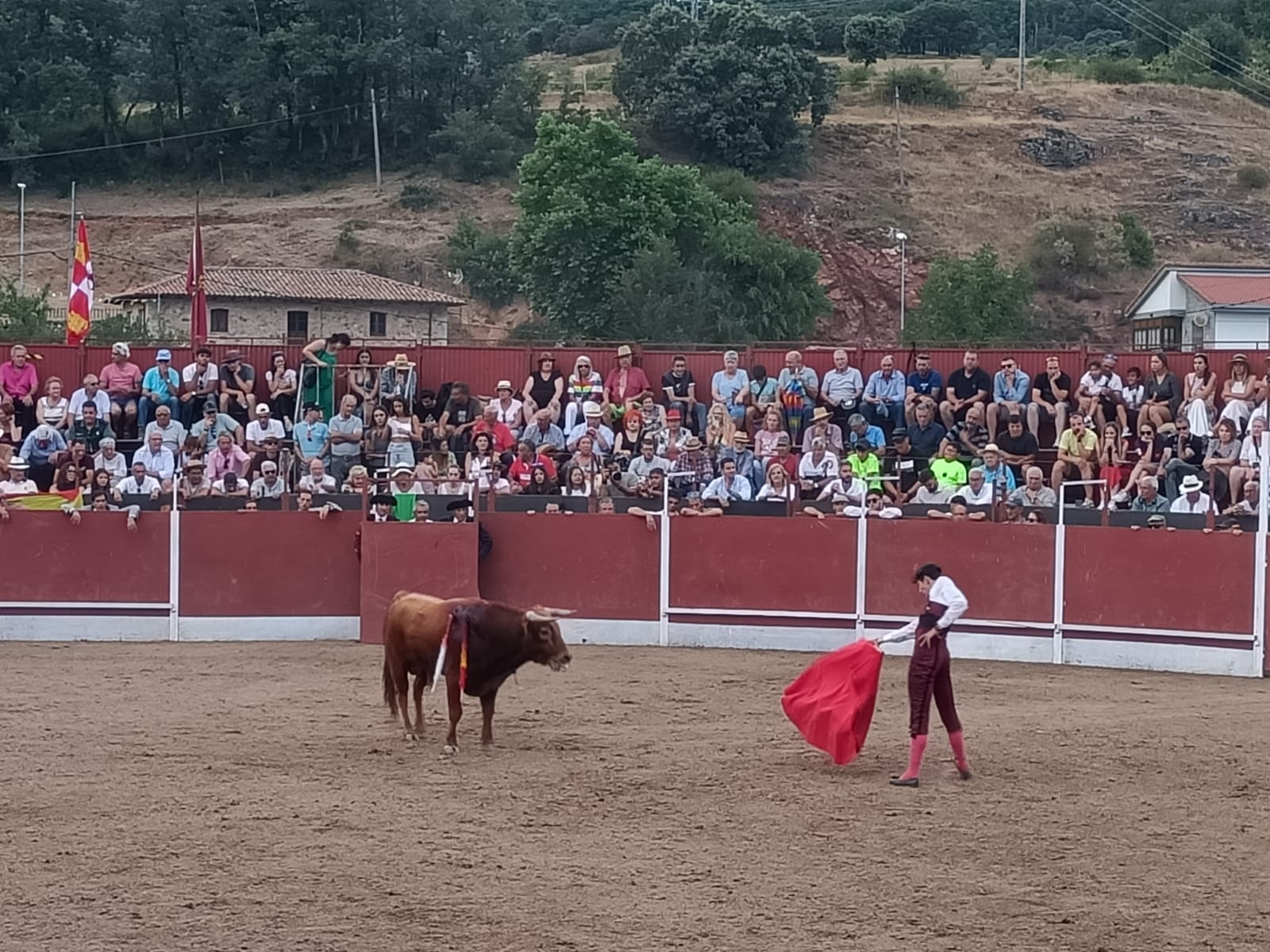 Un momento de l festejo taurino mixto ‘Memorial Joselillo’ celebrado el pasado domingo en Valdepiélago. | ALFREDO HURTADO