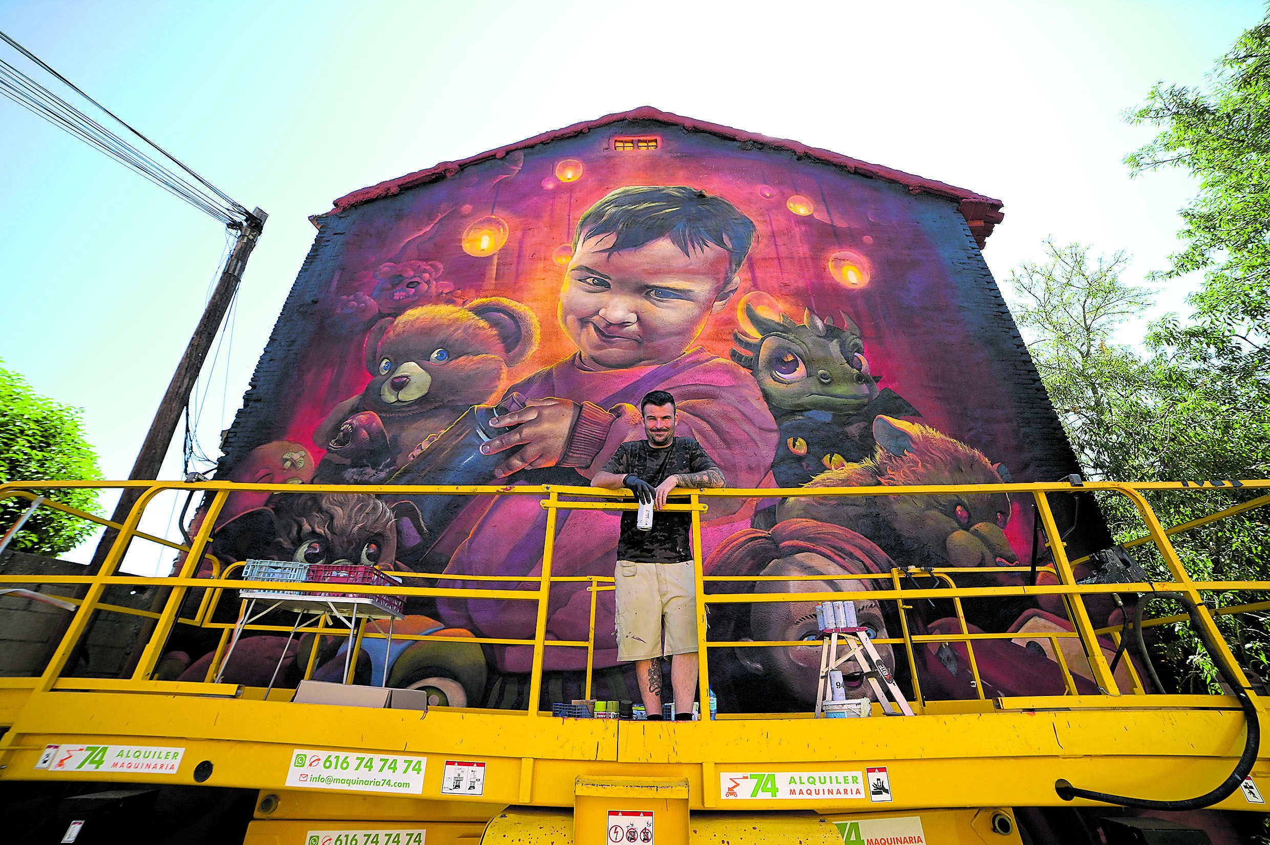 El festival ha conseguido poner a La Bañeza en el mapa mundial del graffiti. | MAURICIO PEÑA