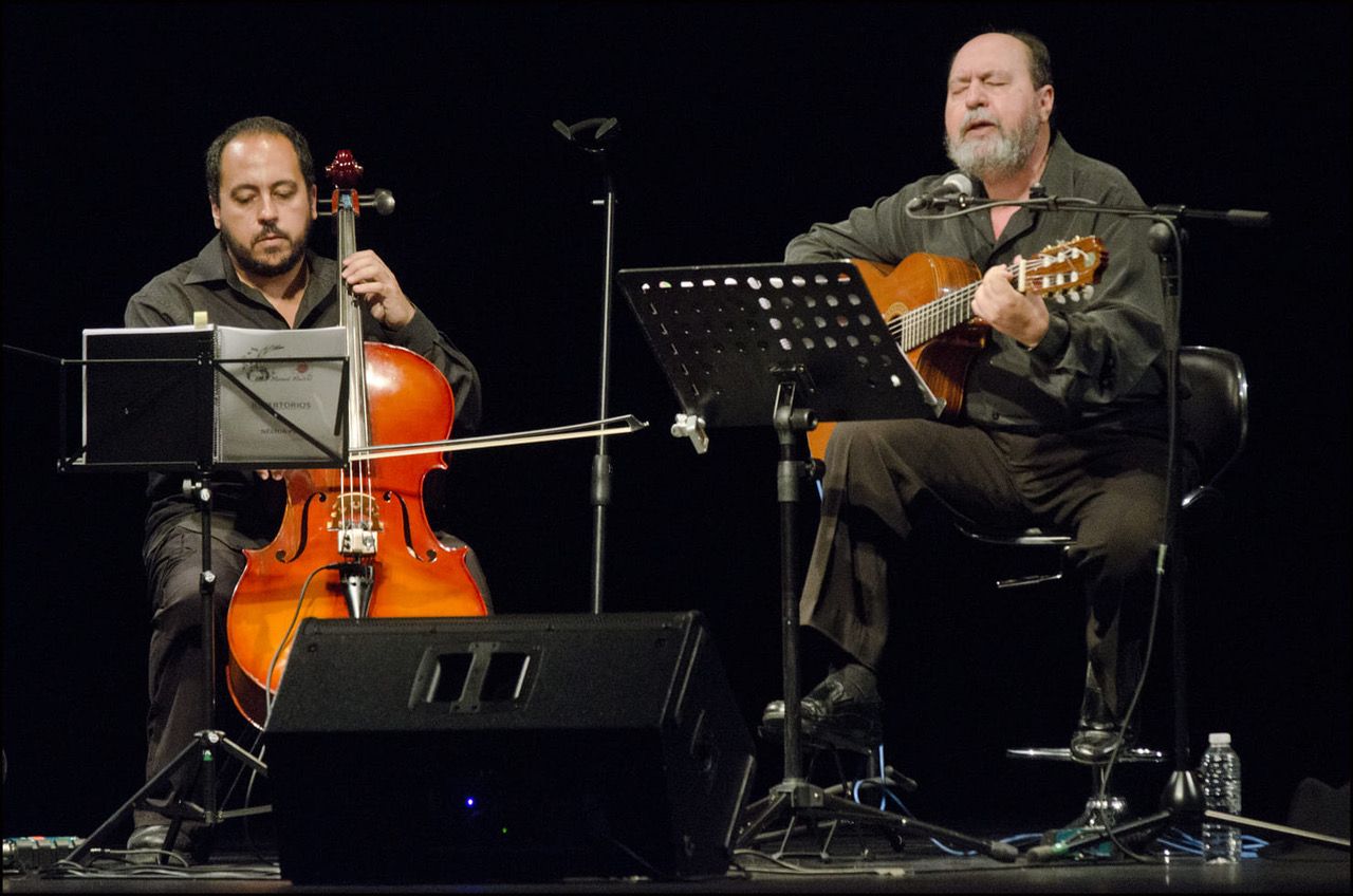 Néstor Paz y Manuel Madrid presentan el espectáculo ‘Conversando con ellas’.