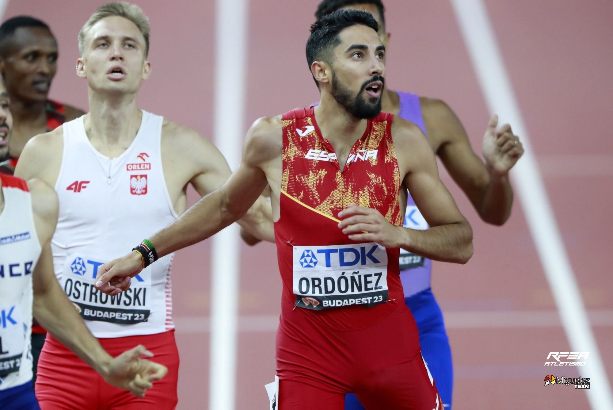 Saul Ordóñez durante la semifinal del Mundial | RFEA