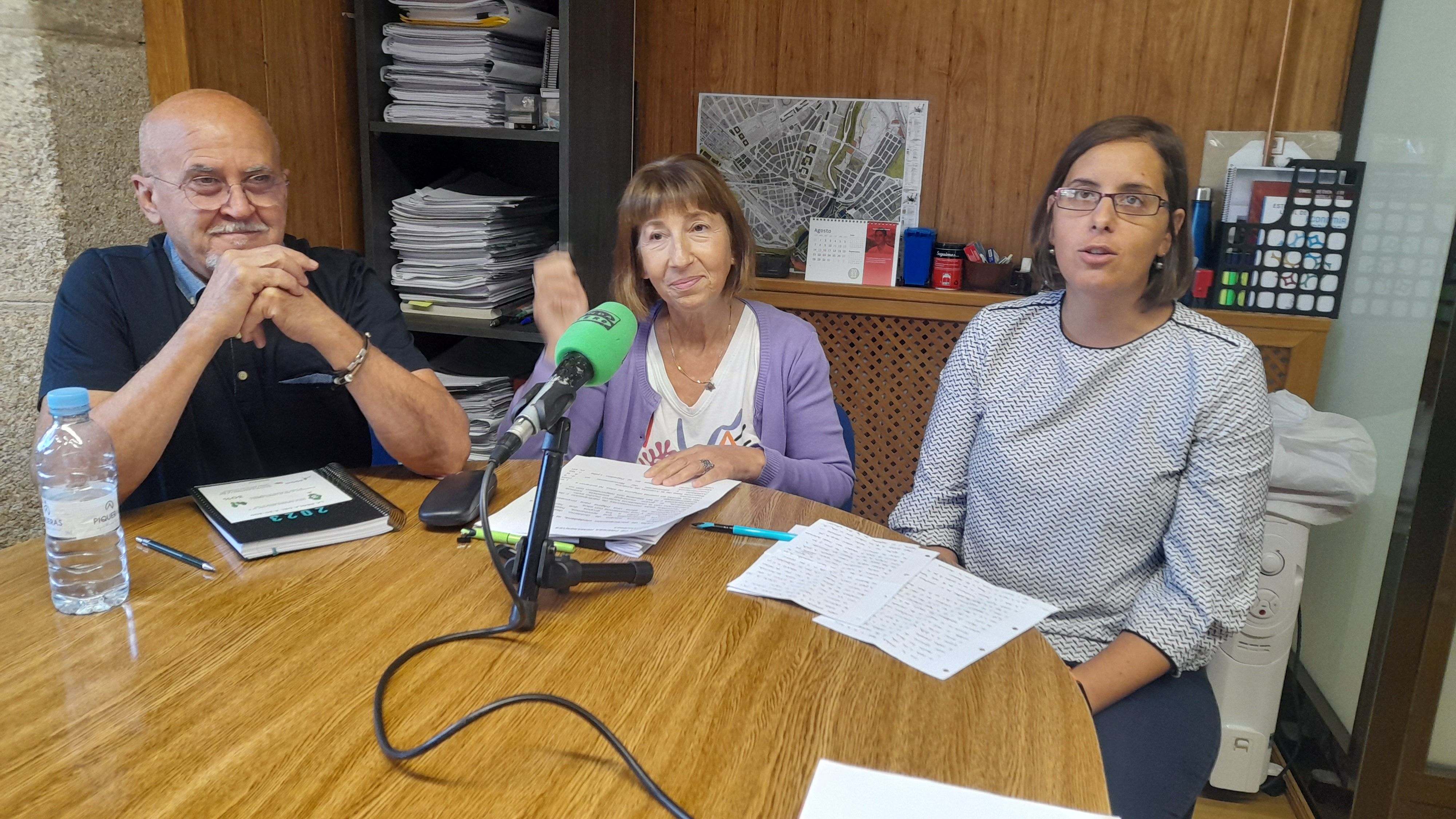 Concejales del Grupo municipal socialista de Ponferrada en rueda de prensa. | MAR IGLESIAS