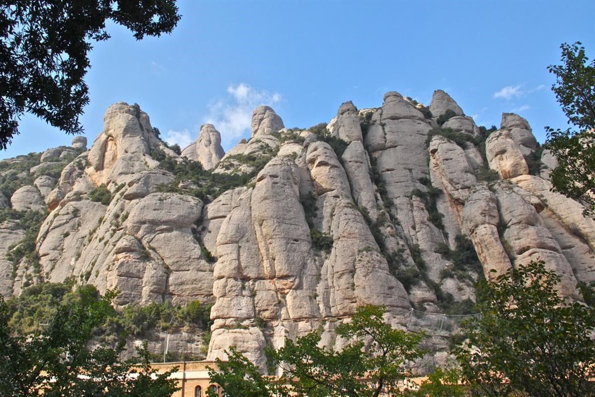 Montaña de Montserrat en Cataluña.