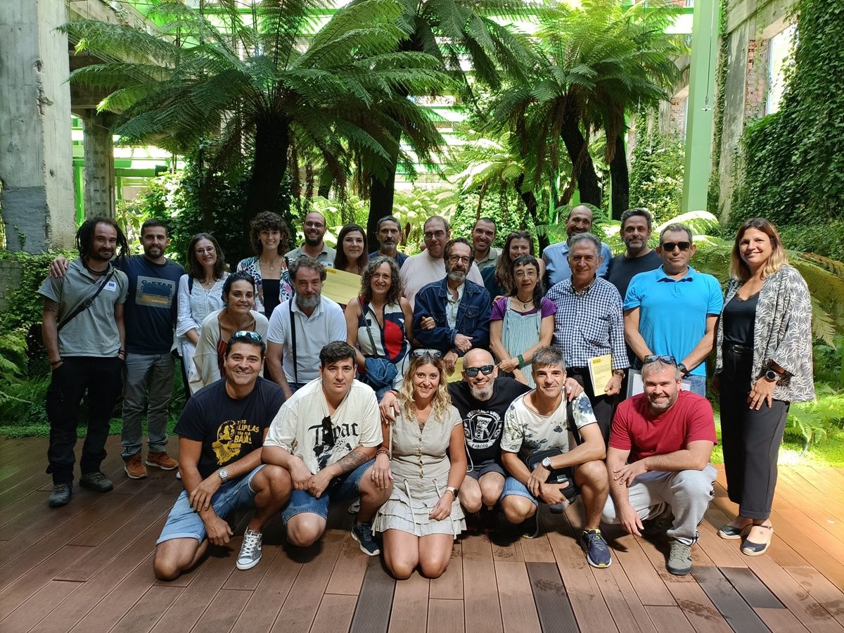 Imagen de los alumnos del Taller de Empleo La Térmica Cultural.