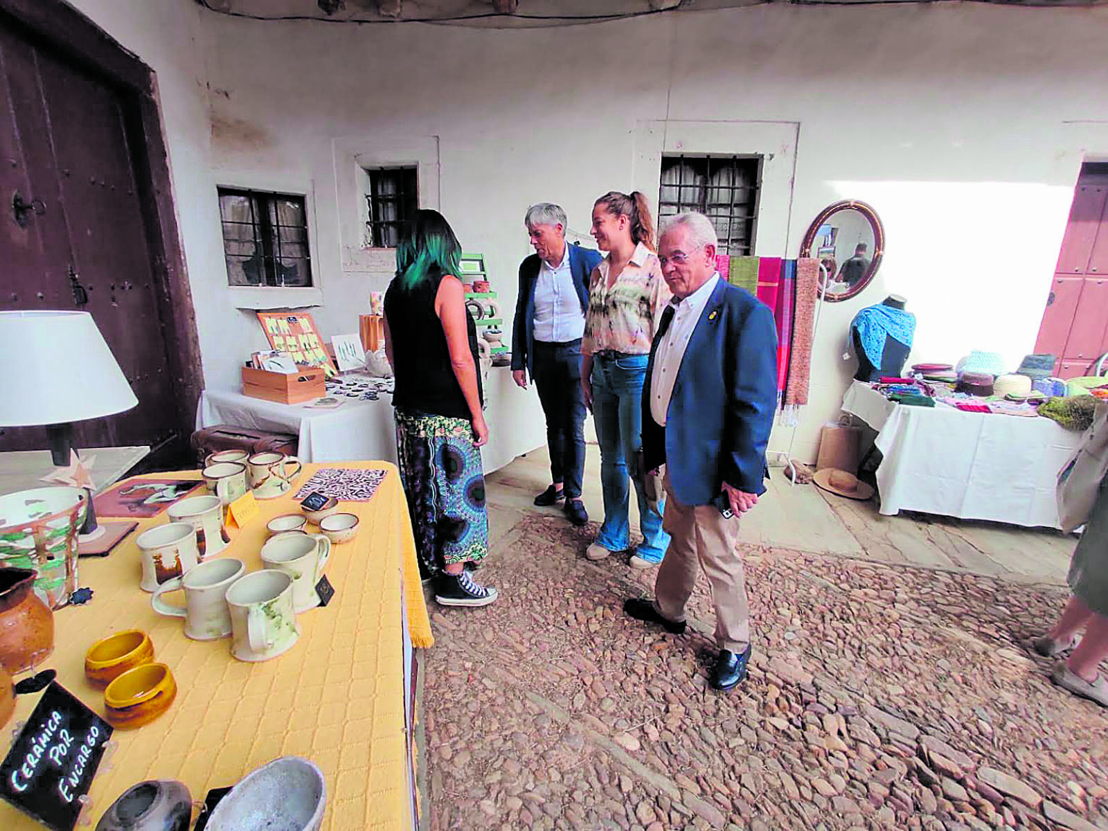 Santa Colomba inauguró este viernes una nueva edición de esta Feria Artesanal, que se prolongará hasta el domingo.