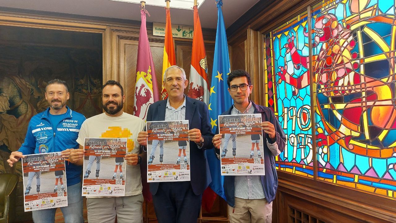 Presentación de la carrera solidaria ‘Patinando por Angola’ | LNC